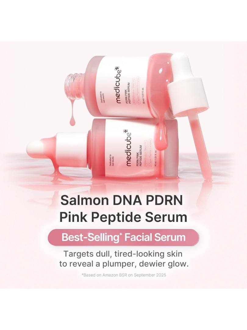 Medicube PDRN Pink Peptide Serum- Αντιγηραντικός ορός με DNA σολωμού - Image 2