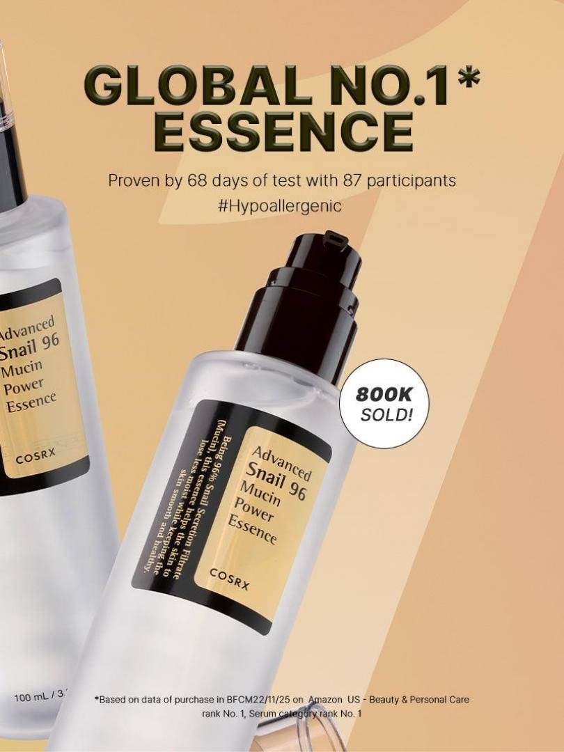 COSRX Advanced Snail 96 Mucin Power Essence- Ενυδατικό essence με βλεννίνη σαλιγκαριού - Image 2