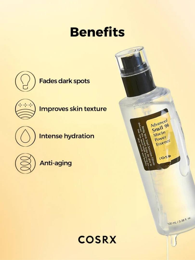 COSRX Advanced Snail 96 Mucin Power Essence- Ενυδατικό essence με βλεννίνη σαλιγκαριού - Image 8