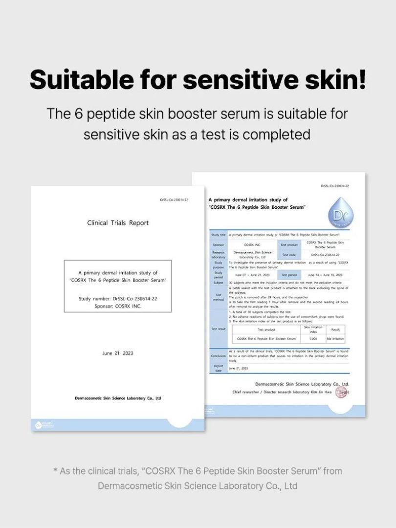 COSRX The 6 Peptide Skin Booster Serum – Ορός με 6 πεπτίδια για συνολική βελτίωση της επιδερμίδας - Image 7