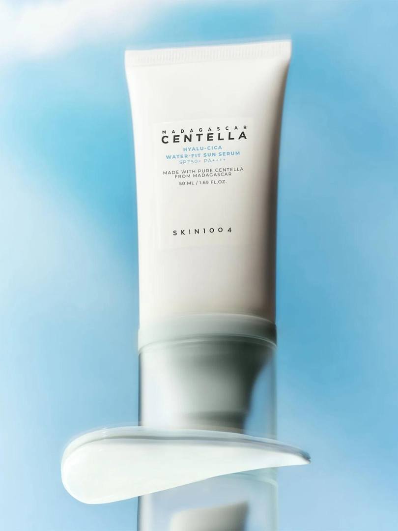 Skin1004 Madagascar Centella Hyalu-Cica Water-Fit Sun Serum SPF50+ PA++++ – Αντιηλιακό με υαλουρονικό κ σεντελα ασιάτικα - Image 2