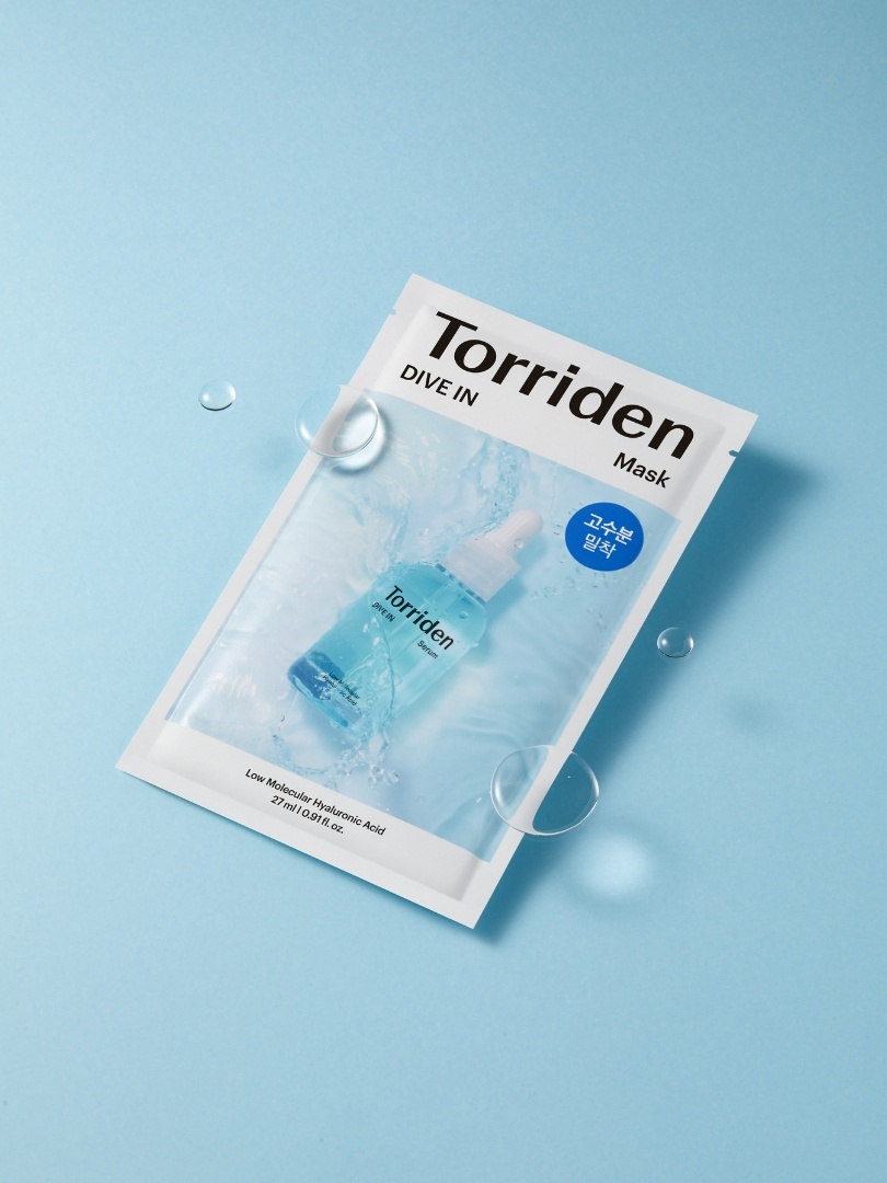 Torriden DIVE IN Hyaluronic Acid Mask- Μάσκα βαθιάς ενυδάτωσης και καταπράυνσης - Image 2